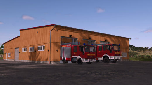 Modern German Village Fire Station