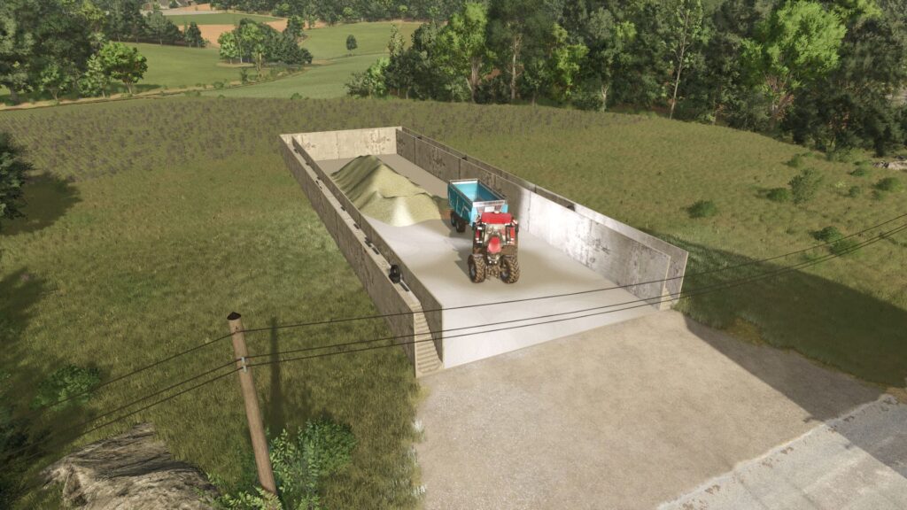 Modern bunker silo