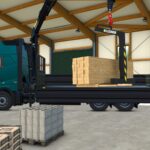 Pallet fork for crane