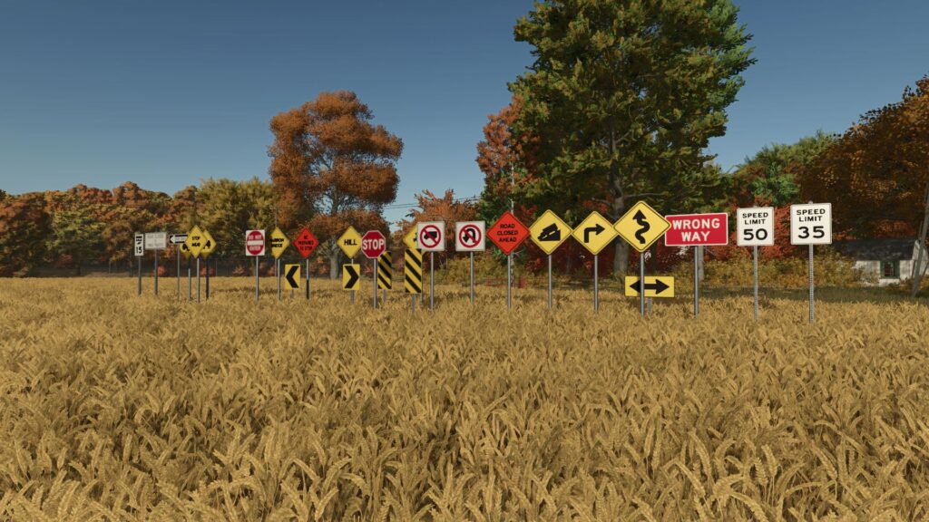 Placeable US Road Sign Pack