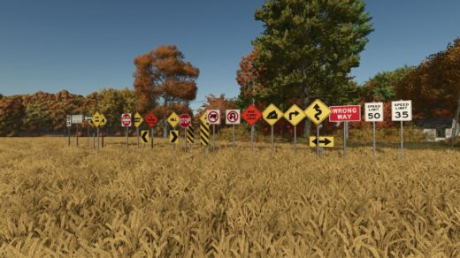 Placeable US Road Sign Pack