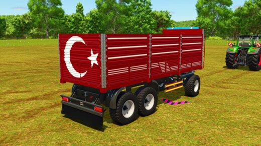Turkish grain trailer