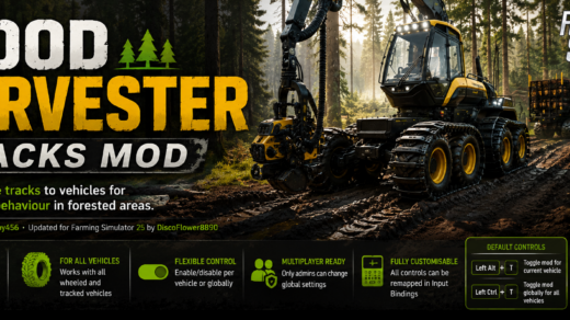 Wood Harvester Tracks