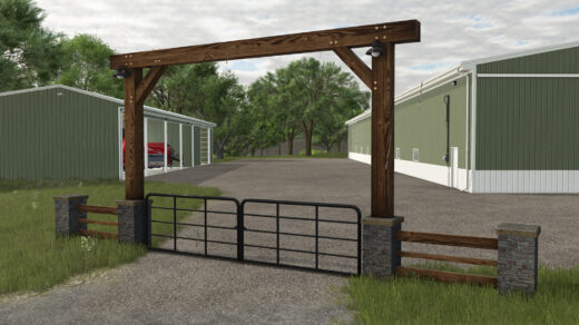 American Ranch Gate Entrance