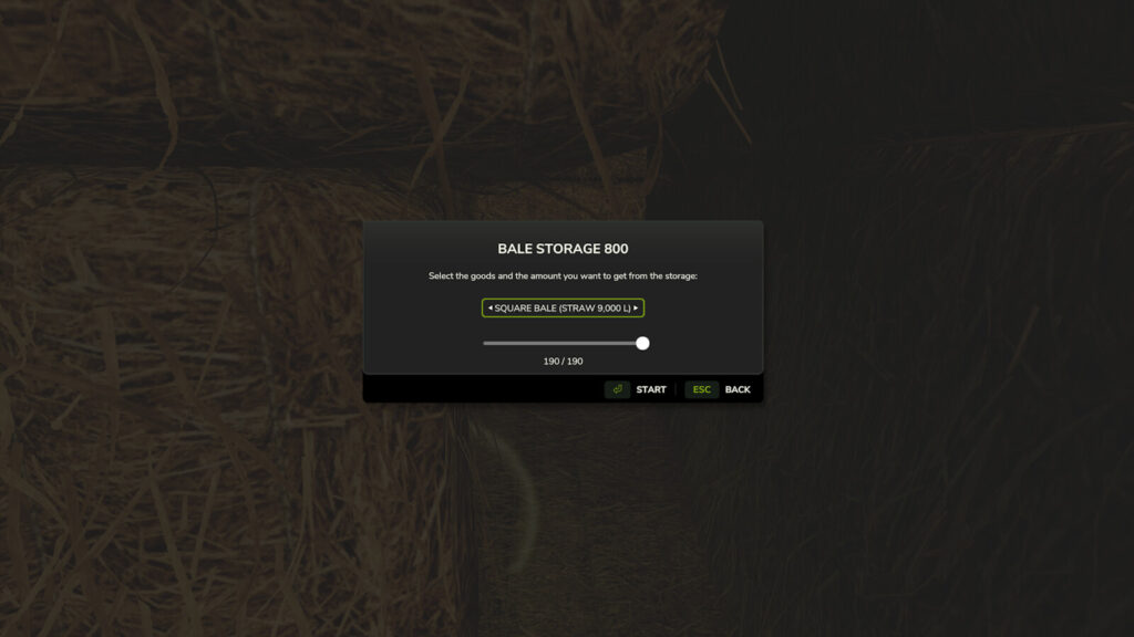 Automatic Bale Storage