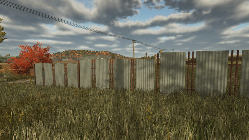 Corrugated Iron Fence