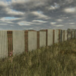 Corrugated Iron Fence2