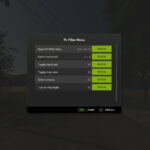 F1 Filter Menu