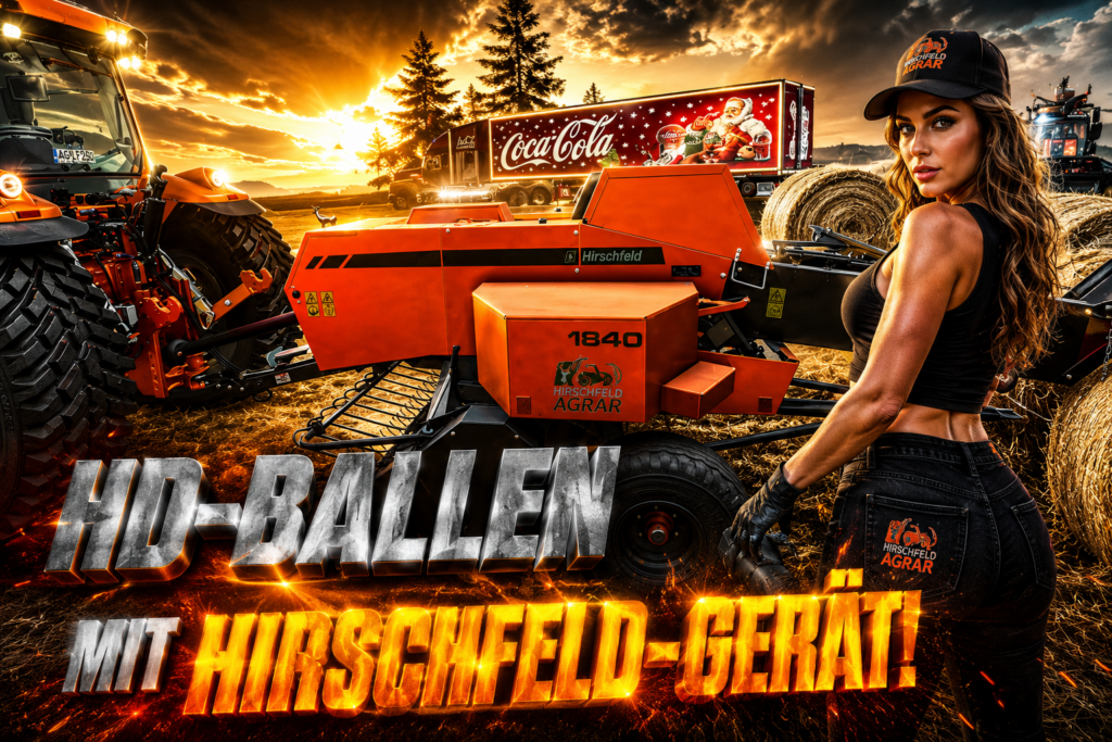 Hirschfeld MF 1840 Ballenpresse