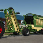 Krone Trailed Windrower2