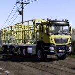 MAN TGS Fliegl Bale Platform2