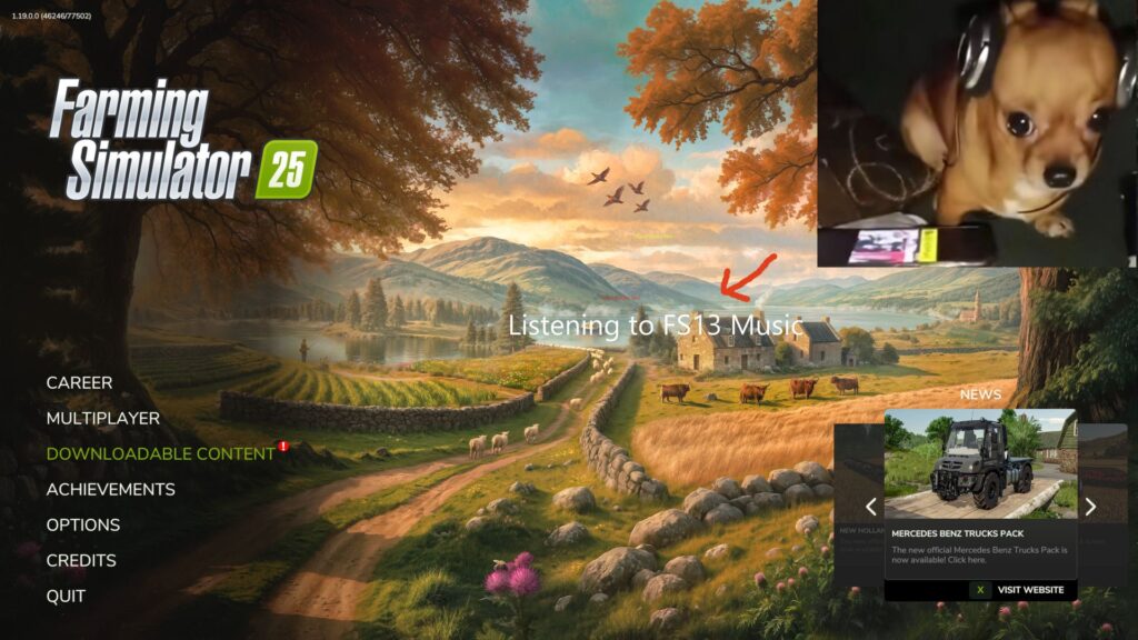 Old Farming Simulator Menu Music