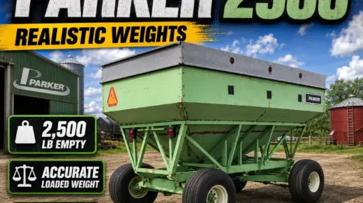 Parker 2500 gravity wagon weight correction v1.0