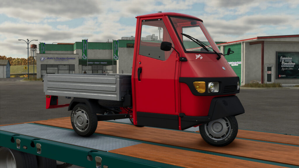 Piaggio Ape Tires With Letters