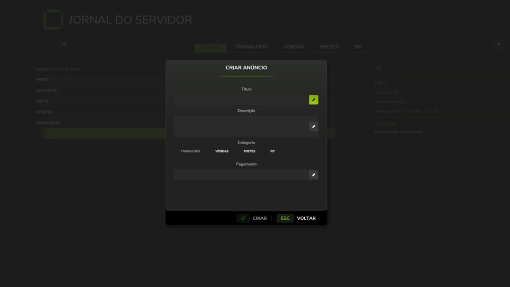Server Journal