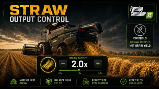 Straw output control