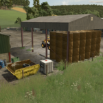 UK style bale shed