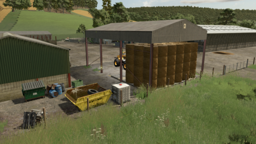 UK style bale shed