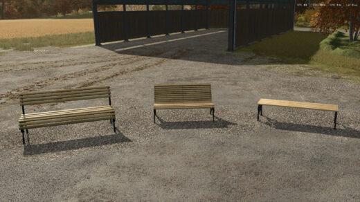 Wooden Benches Pack
