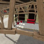 Wooden agricultural garage-workshop2