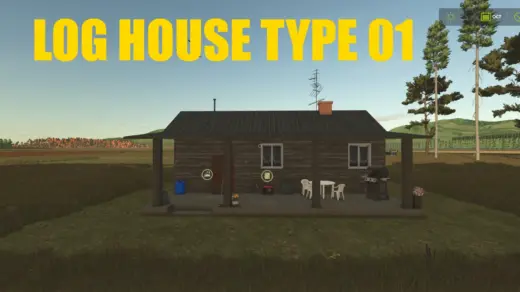 CONSTRUCTABLE LOG HOUSE