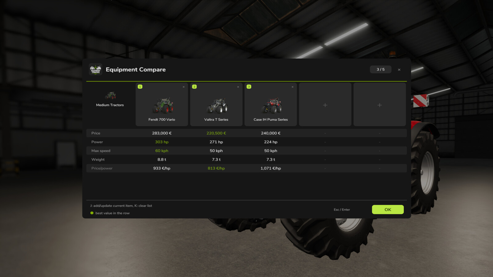 Equipment Compare V1.0