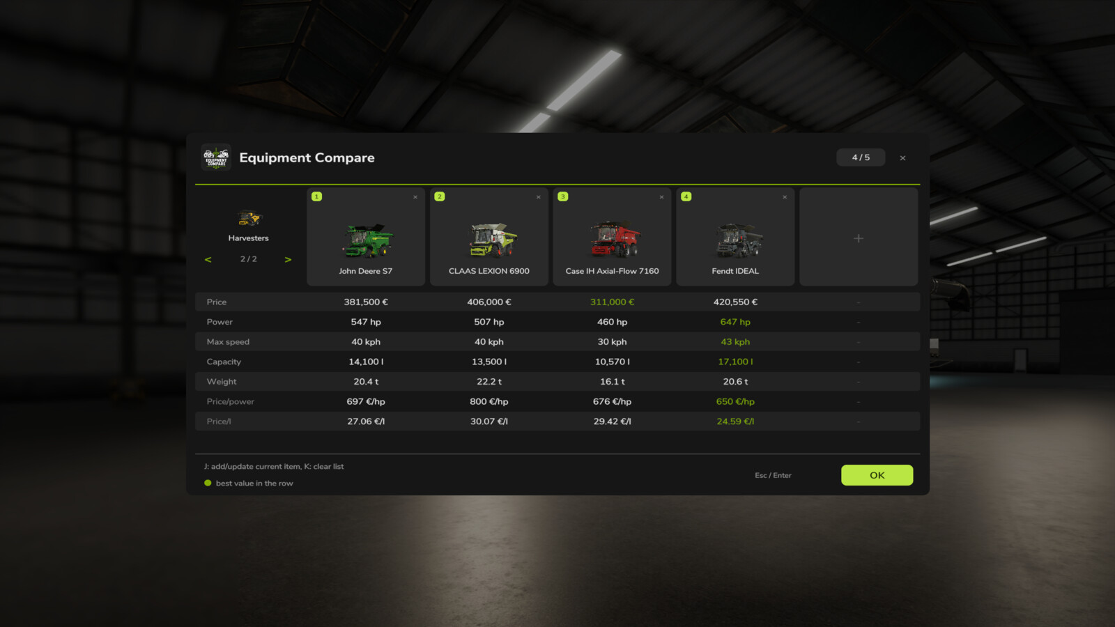 Equipment Compare V1.0 thumbnail 2