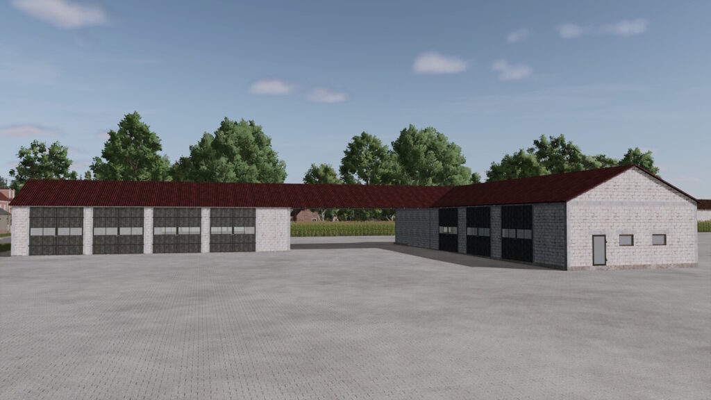 Halls Made Of White Concrete Blocks V1.0.0.1
