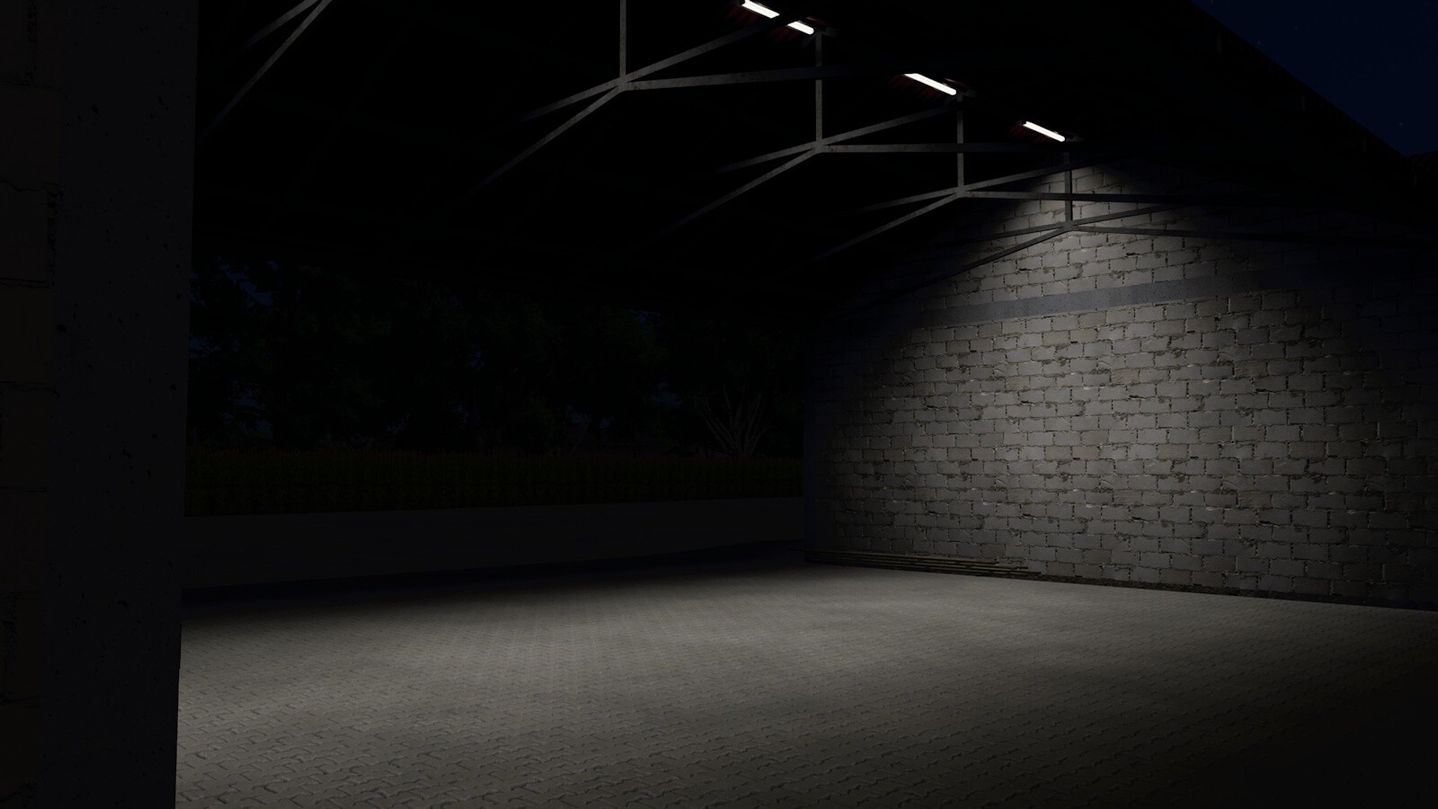 Halls Made Of White Concrete Blocks V1.0.0.1 thumbnail 5