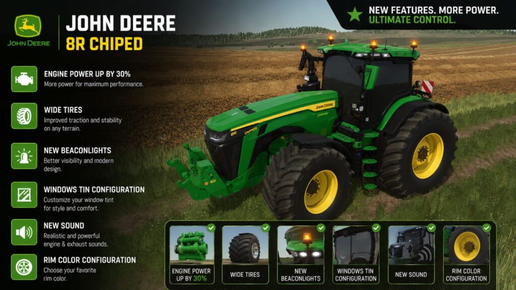 John Deere 8R PowerSwap