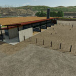 Pig Barn With Manure Heap2