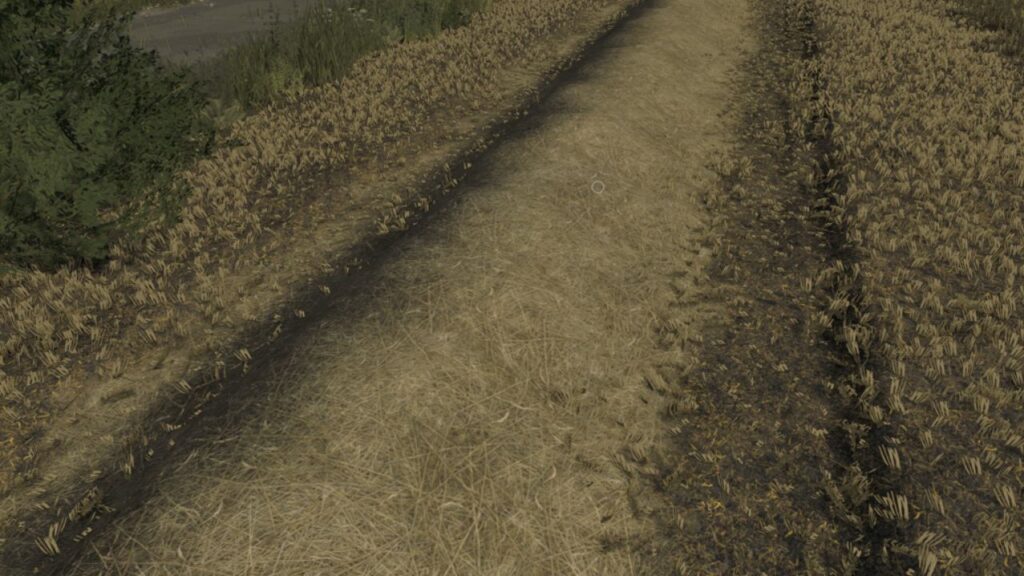 Straw and stubble texture