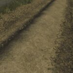 Straw and stubble texture