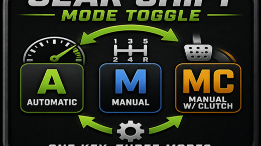 Toggle Gear Shift Modes